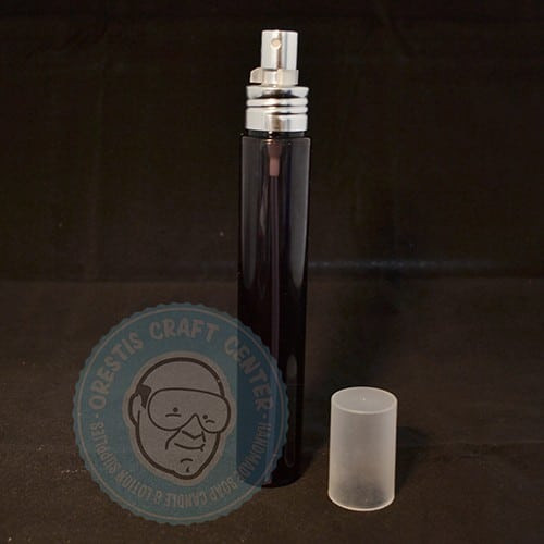 Πλαστικό μπουκάλι μαύρο με spray 75ml