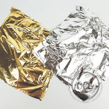 Gold & Silver Sheets Suitable for Candles