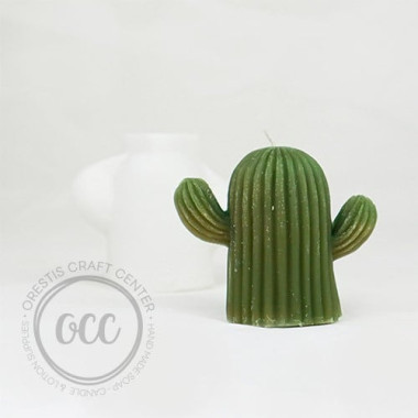 Cactus candle mold