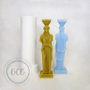 Caryatis for candle