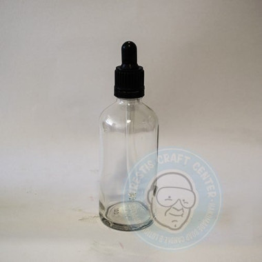 Clear glass bottles