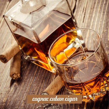 Cognac & Cuban Cigar (For candles) 100 ml