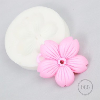 Hibiscus pendant