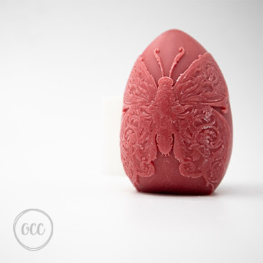 Decorative egg with butterfly