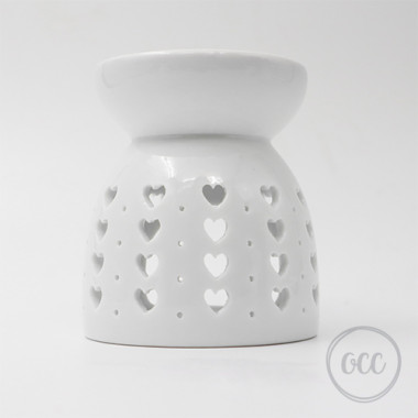 Ceramic burner white with...