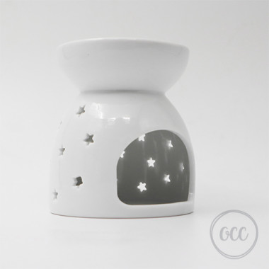 Ceramic burner white with...