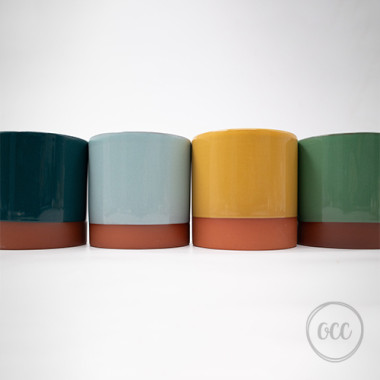 Ceramic candle jar