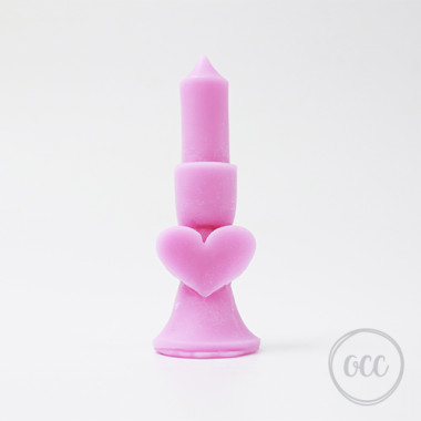 Mini candlestick with heart