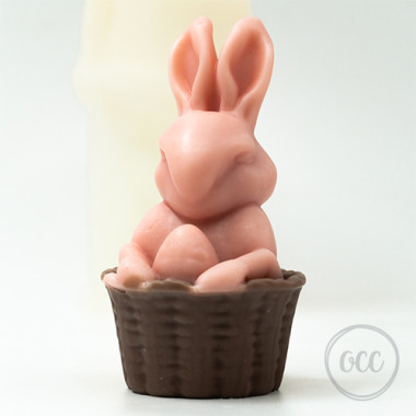 Bunny in a basket