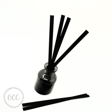 Flat fiber diffuser sticks